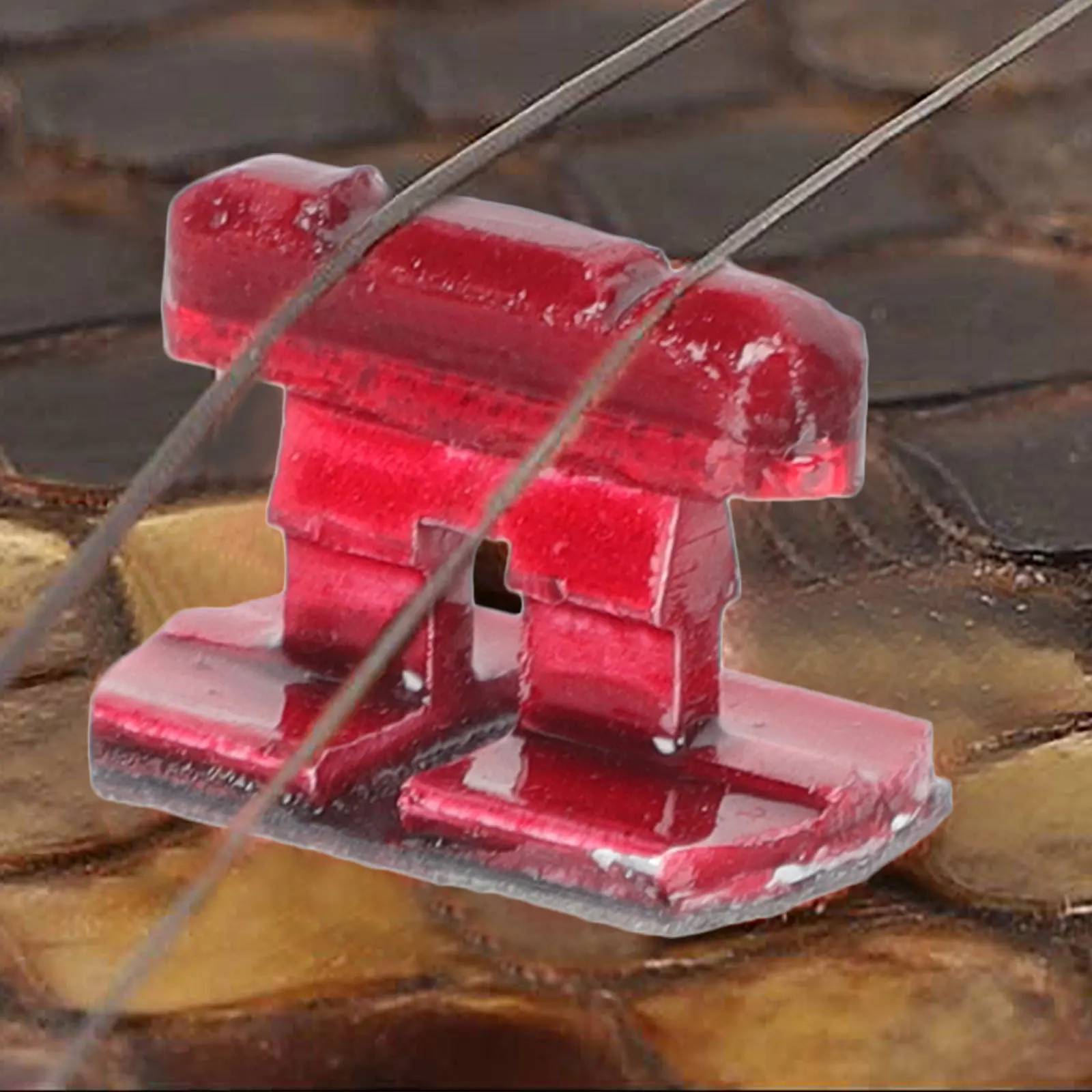 

1 Set Of Erhu Sound Filter Pad Premium Durable Material For Better Sound Quality Simple Style Erhu Bridge Mute Music Instrument