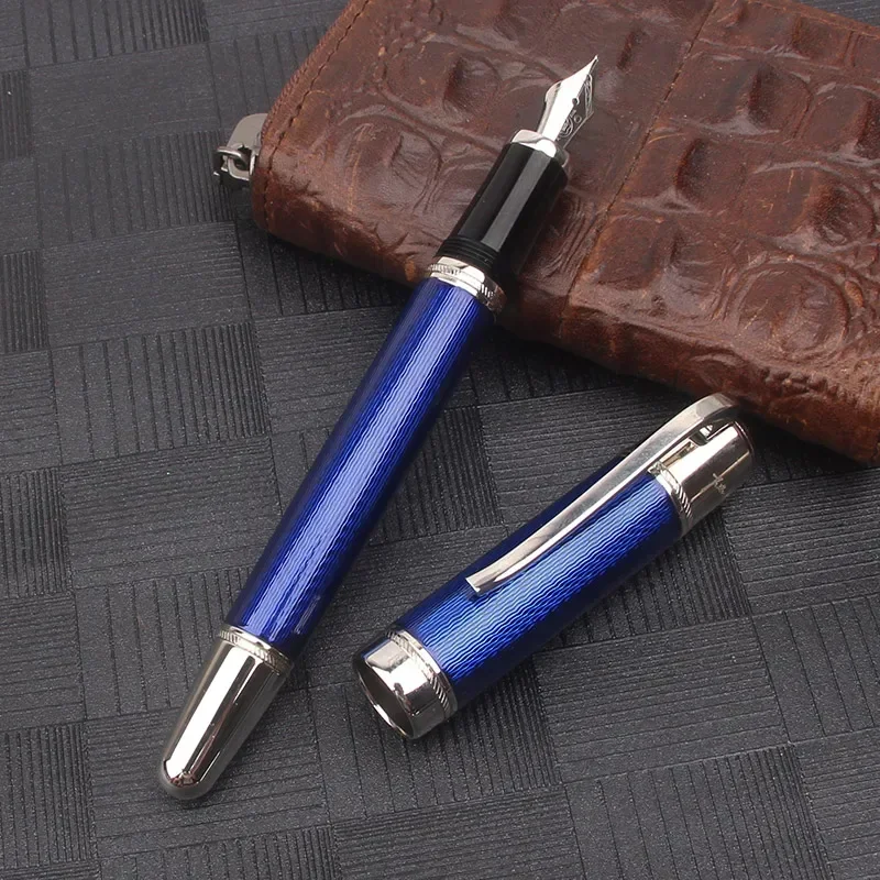 جودة المحيط الأزرق قلم حبر القرطاسية مكتب المعادن الثقيلة فريدة من نوعها الكتابة أقلام الكرات الدوّارة للكتابة
