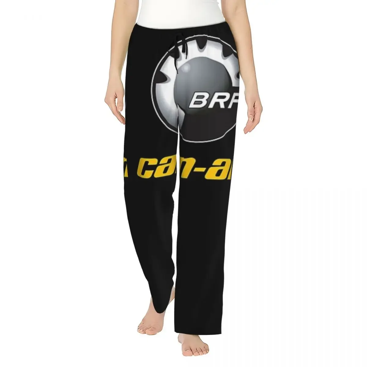 

Женские пижамные брюки Custom Can-Am BRP для мотоциклистов, домашние штаны для сна с карманами