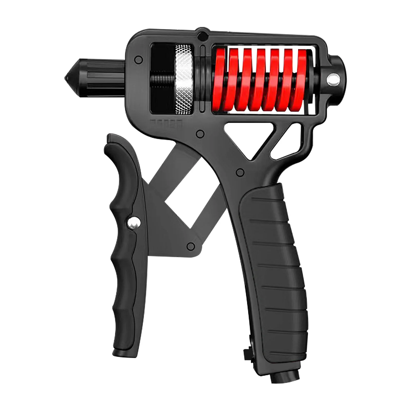 

Adjustable Grip Strength Trainer Hand Grip Strengthener Carbon Steel Nylon Material 5-165 KG Adjustable Force Red Black