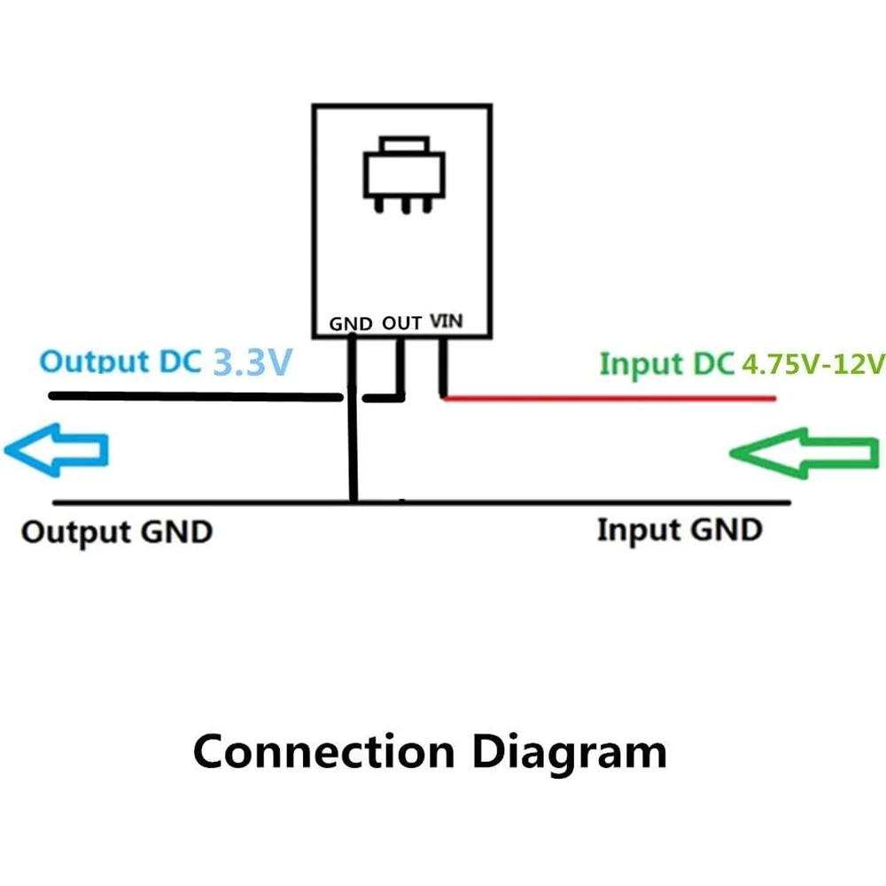 10/50/100 Stück AMS1117 3,3 AMS1117-3.3 Spannungsregler Step Down Netzteil Buck Modul 4,2 V-10 V bis 3,3 V 800 mA LDO 800 mA 3P – Detail 6