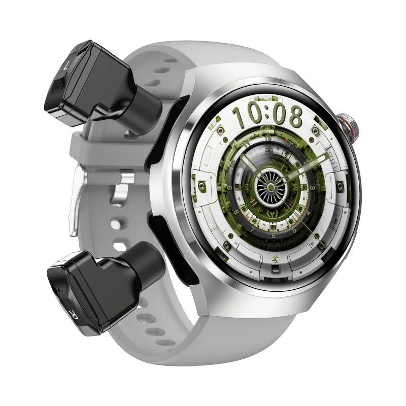 Fashion 2 in 1 Smart Watch TWS Headset Call Exercise Pedometer Sleep Monitoring Sports Bracelet Men Wireless Earbuds Smart Band