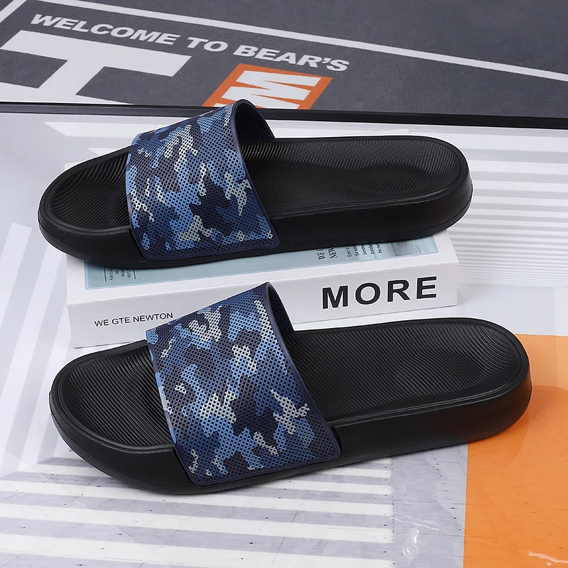 

39-47 New Man Summer Slippers Casual in House Slippers Men Shoes Antiskid Wading Beach Shoes Sea Sandals Outdoor Free Shipping