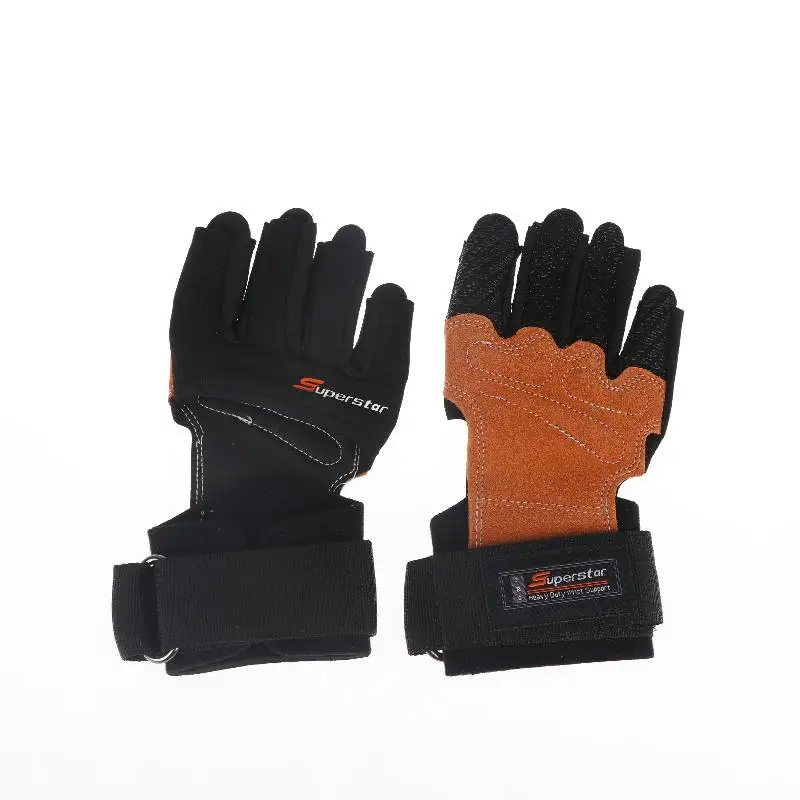Wholesale Unisex Weightlifting Training Gloves For Workouts-Half-Finger Wrist Sports Support Gloves Non-Slip Design