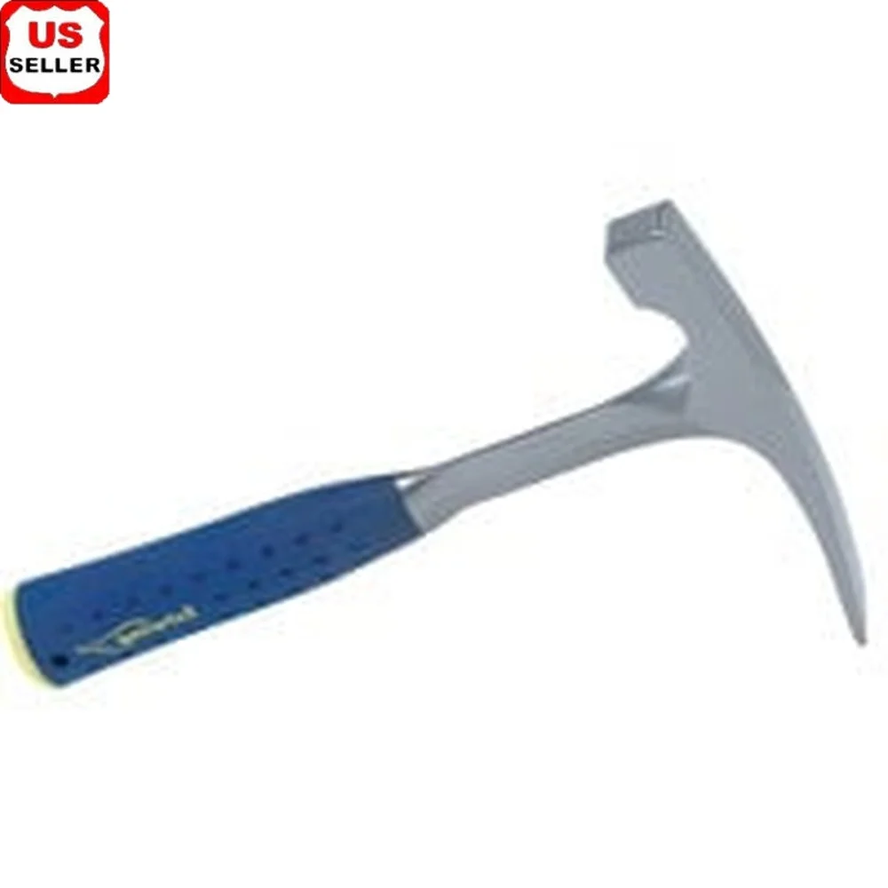 

20 oz Brick Layer Hammer Forged Steel Head 1 Piece Handle Shock Reducing Grip Durable Tool with Larger Striking Face