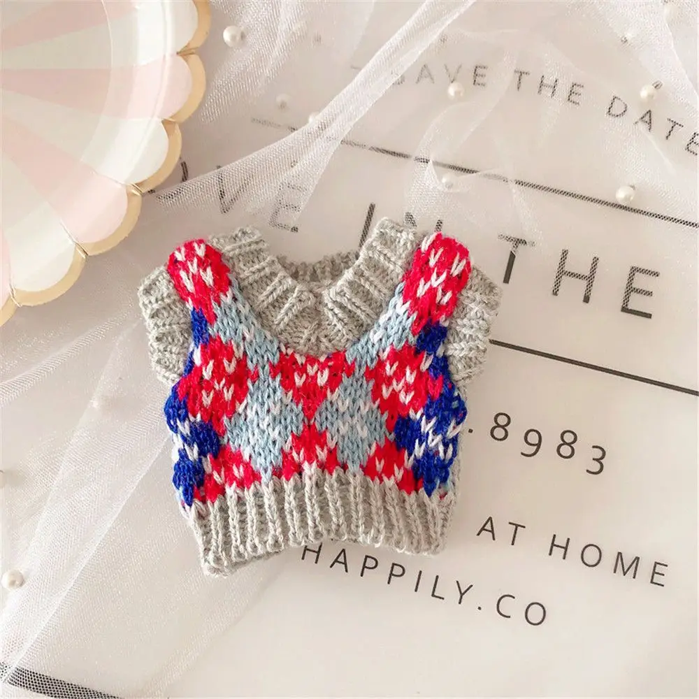 Mini Cute Birthday Gifts Overalls Animal Dolls Home Decoration Plush Toy Clothes Dolls Accessories Sweater Kids Toys