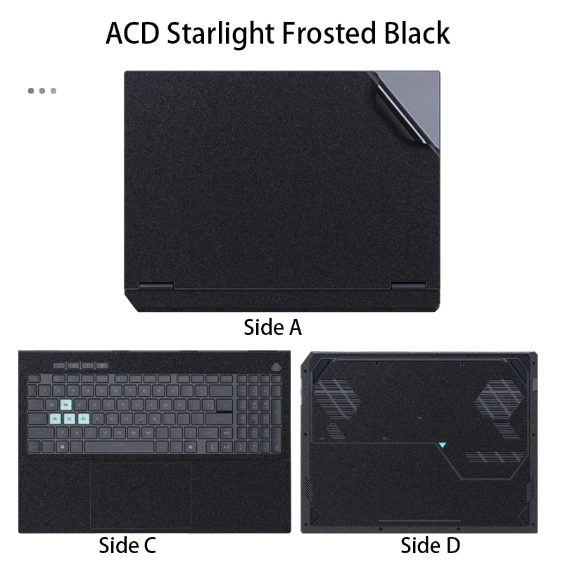 

Для Asus TUF Gaming F16 A16 2025 2024, наклейка на кожу ноутбука FX608J, защитная пленка для корпуса компьютера FA608W, пленка против царапин