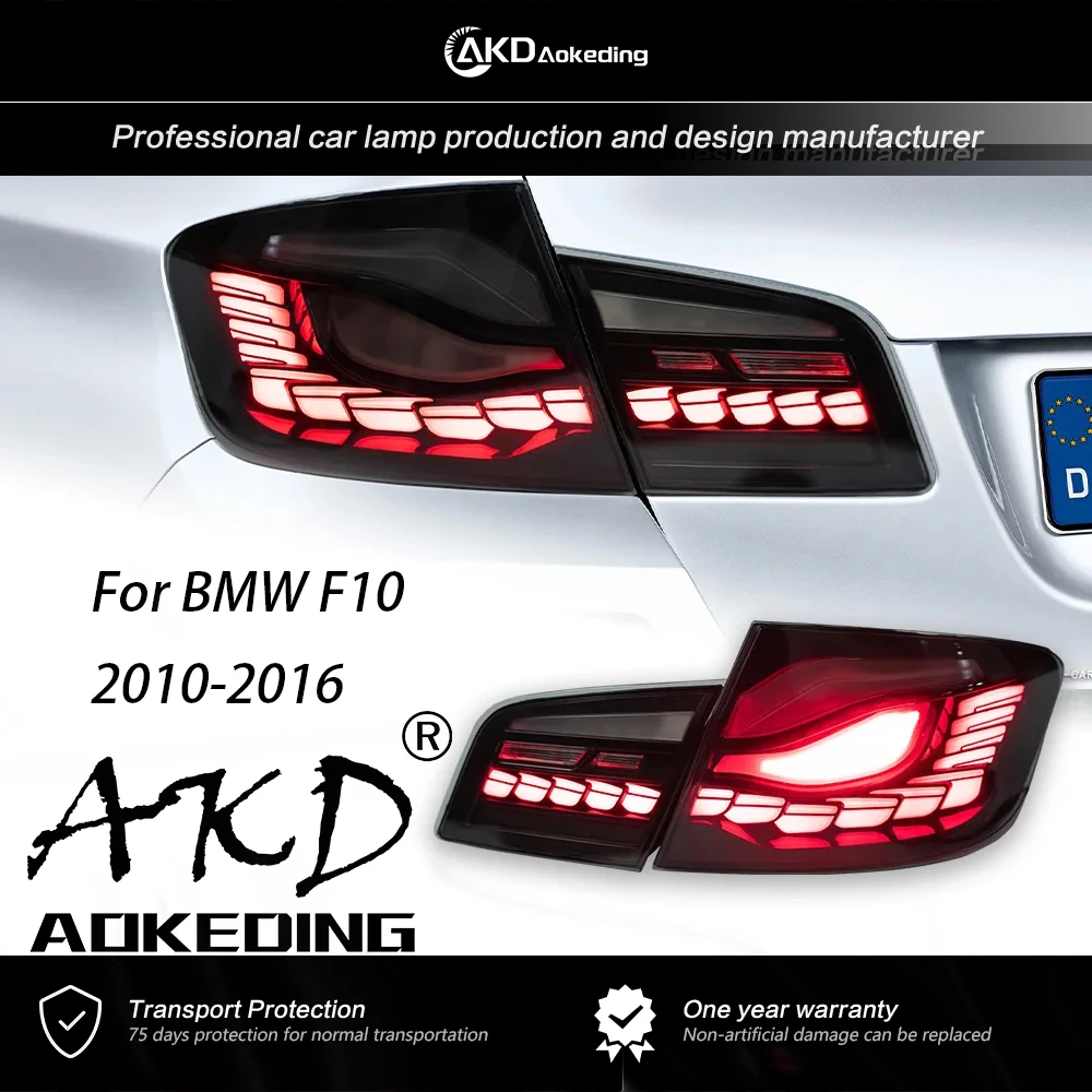 

AKD Tail Lamp for BMW F10 F18 Tail Light 2010-2016 5 Series 525i 530i 520i 535i DRL Assembly Upgrade Auto Accessories 2PCS