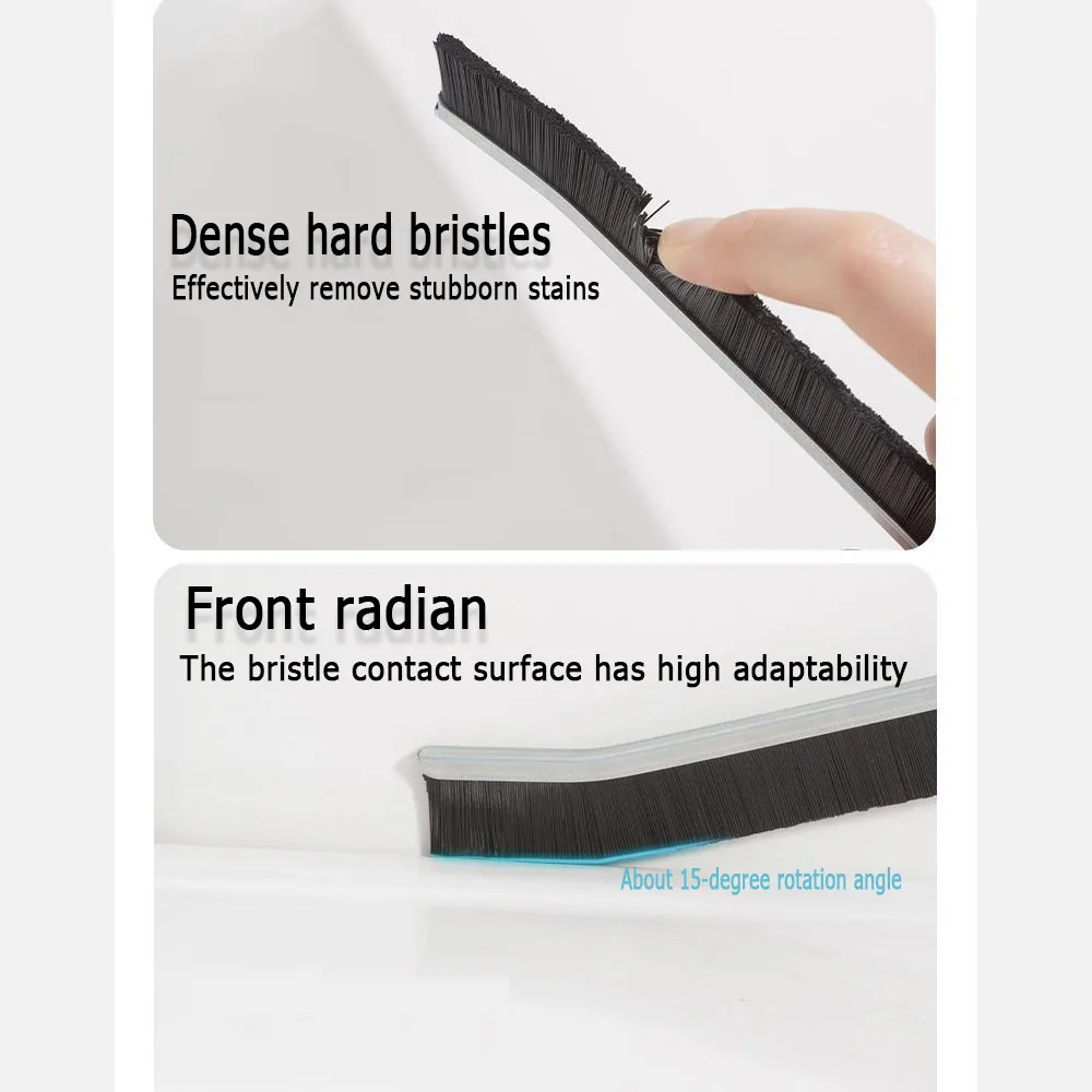 2pcs Toilet Cleaning Brush Hard-bristled Bathroom Cleaning Brush  Gap Household Toilet Cleaning Tools Bathroom Supplies image 6