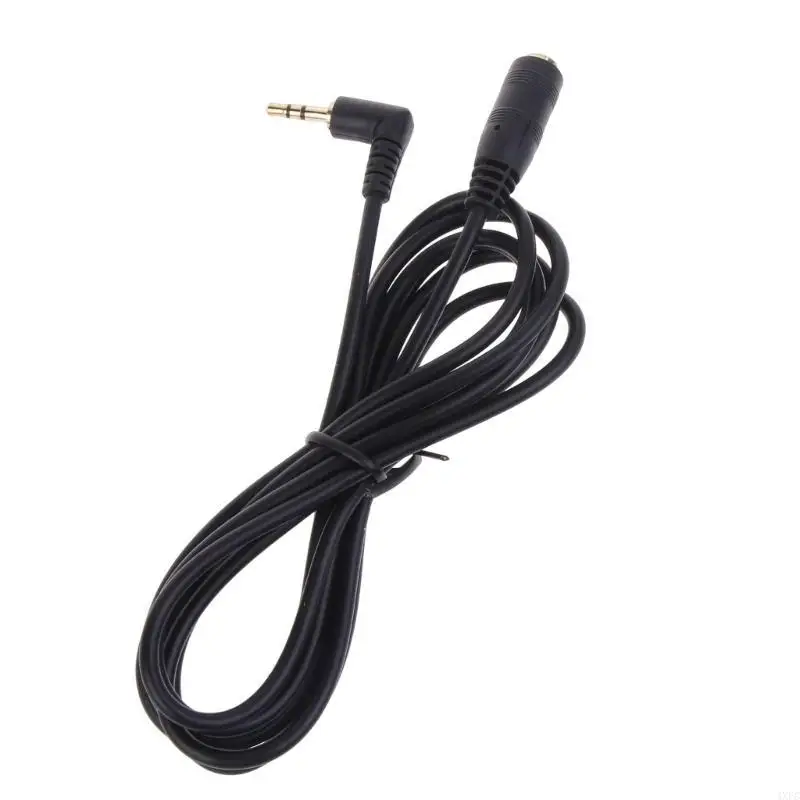 90도 2.5mm 연장 케이블 남성 여성 AUX 케이블 어댑터 헤드폰 스피커 노트북 와이어 AUX 코드