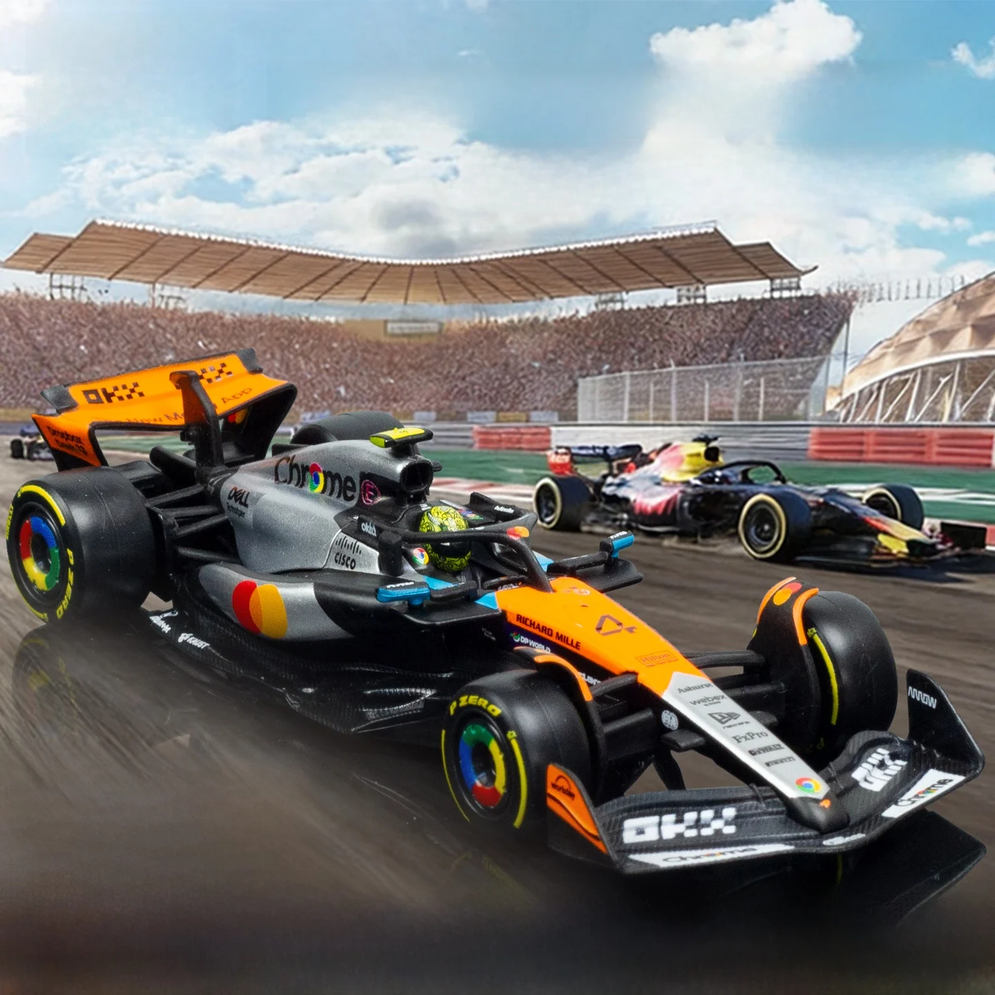 bburago-modele-de-voiture-de-course-de-formule-1-mclaren-a-l'echelle-1-43-en-alliage-moule-sous-pression-sf25-jouet-de-collection-modele-statique