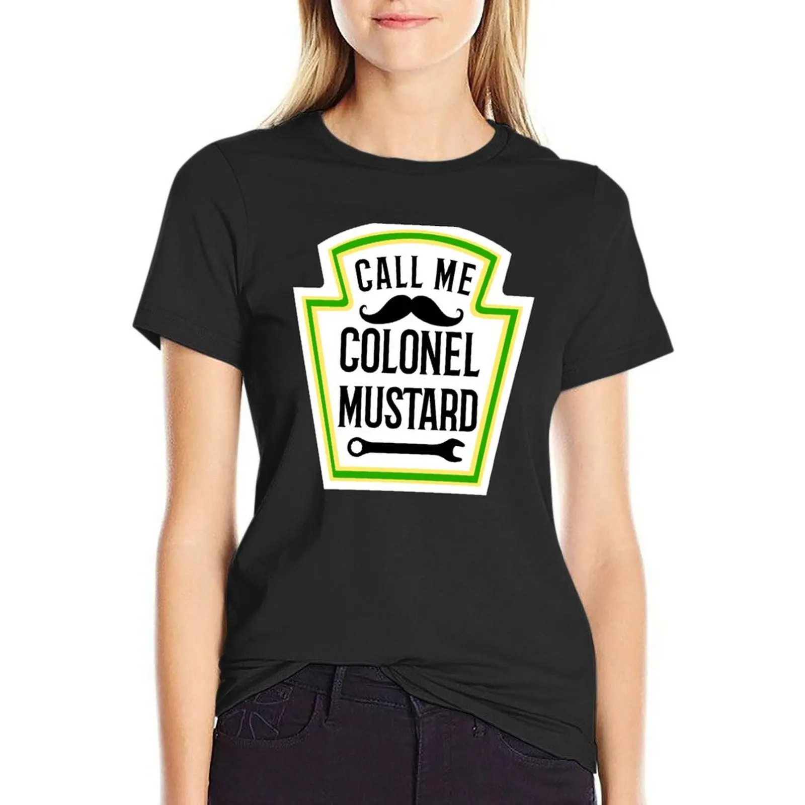 

Colonel Mustard Costume T-Shirt hippie clothes cute clothes plus size tops t-shirt dress for Women plus size sexy