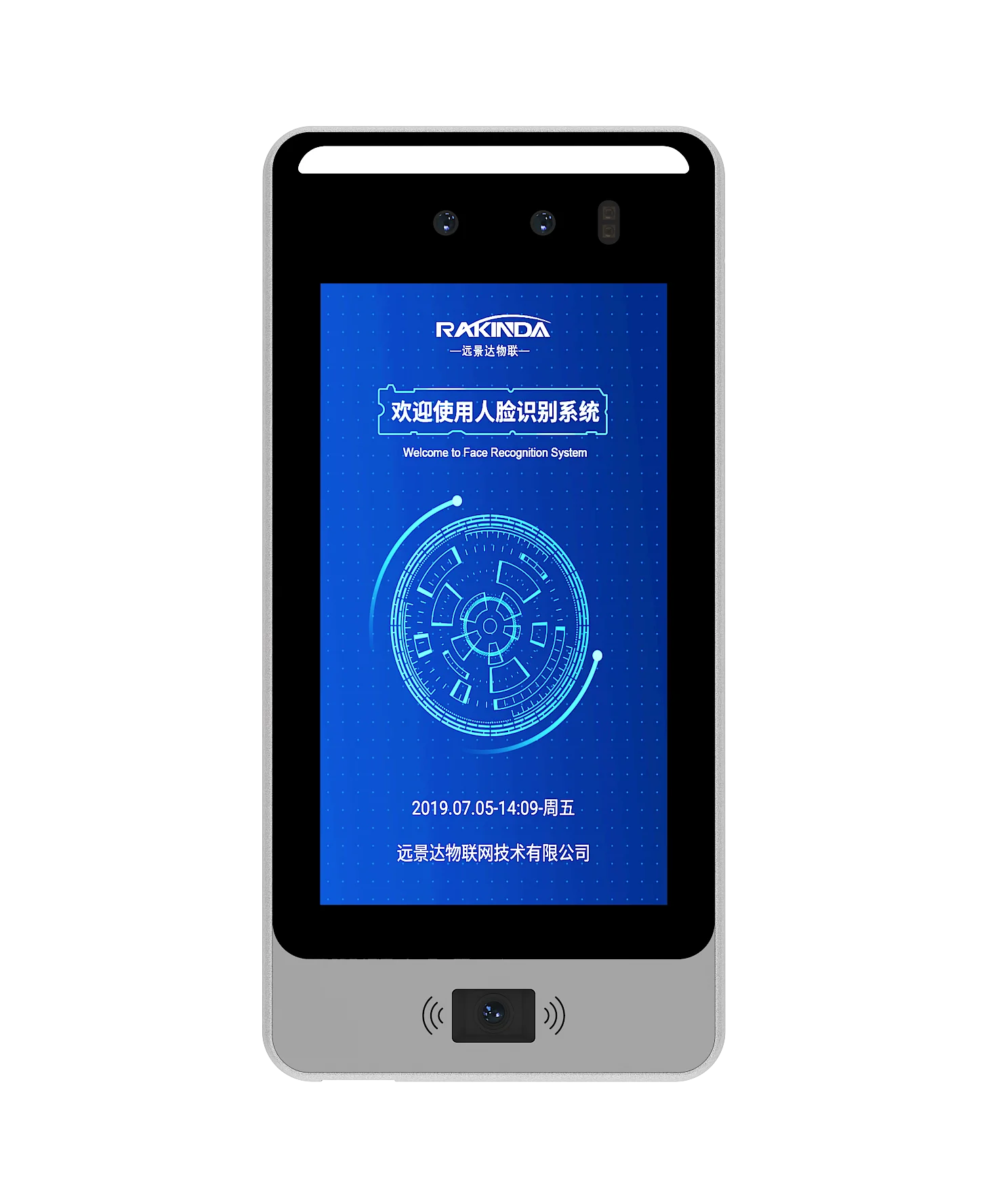 Ai Biometric Face Recognition Terminal Temperature Measurement Night Vision QR Code Reader Customized Logo Attendance Device
