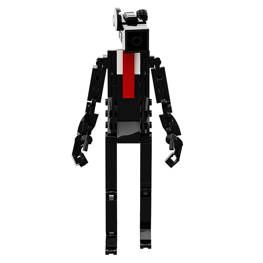 مجموعة كتل بناء مرحاض Skibidi المصور ، لعبة مرحاض التزلج ، دمية قطيفة ، كاميرا عتيقة ، شخصية رجل ، ألعاب نموذجية ، جديدة #2