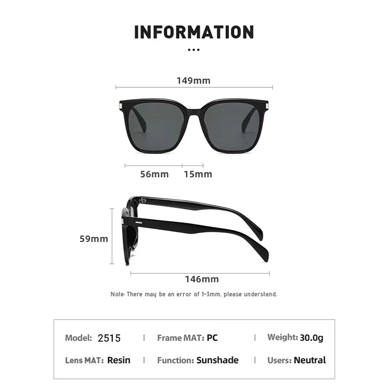 خمر الكلاسيكية مربع نظارات شمسية النساء الرجال الرجعية الاتجاه النظارات الشمسية الترفيه الصيد ظلال سيدة رجل نظارات واقية UV400 #6