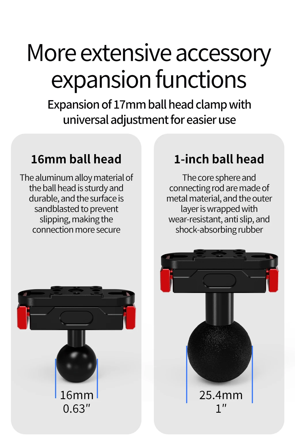 Magnetisches Schnellverschluss-Basisset für Gopro Hero 12, 11, 10, 9, 8, 7, Mini Max Action-Kamera-Zubehör, 1/4 Zoll ARRI-Halterung, Stativhalterung – Detail 17