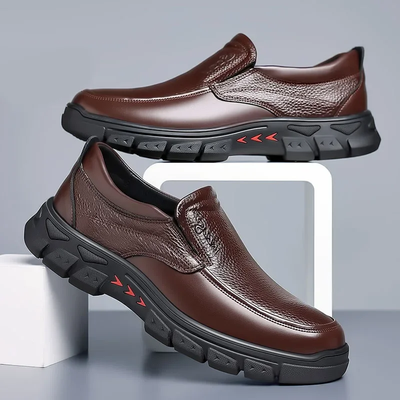 2023 zapatos genuinos, zapatillas informales para hombre, zapatos de diseño cómodo para hombre, mocasines de cuero de negocios, zapatos para hombre,