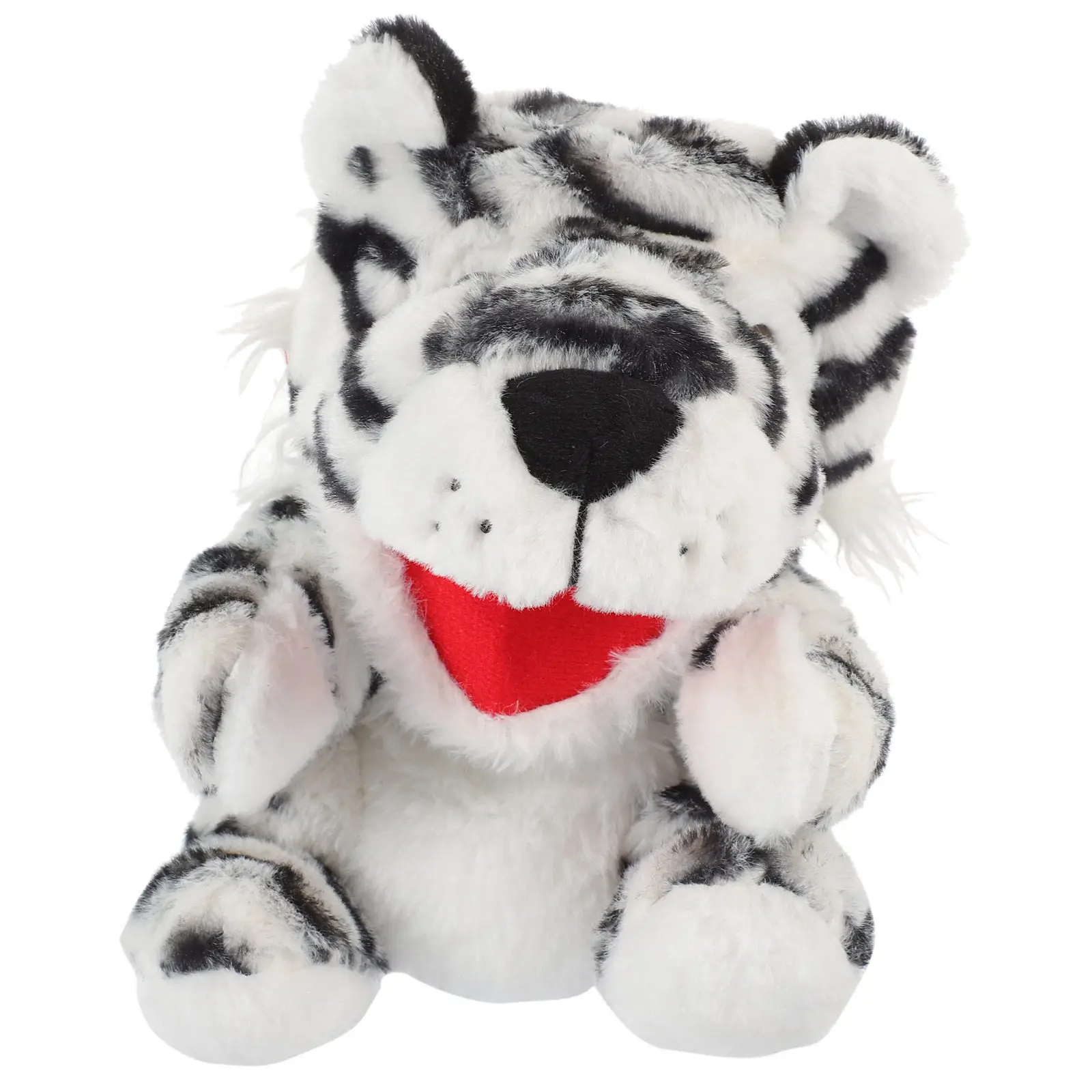 

Interactive Tiger Hand Puppet Cartoon Animal Storytelling Role Play for Kids Early Education Parent Child Communication