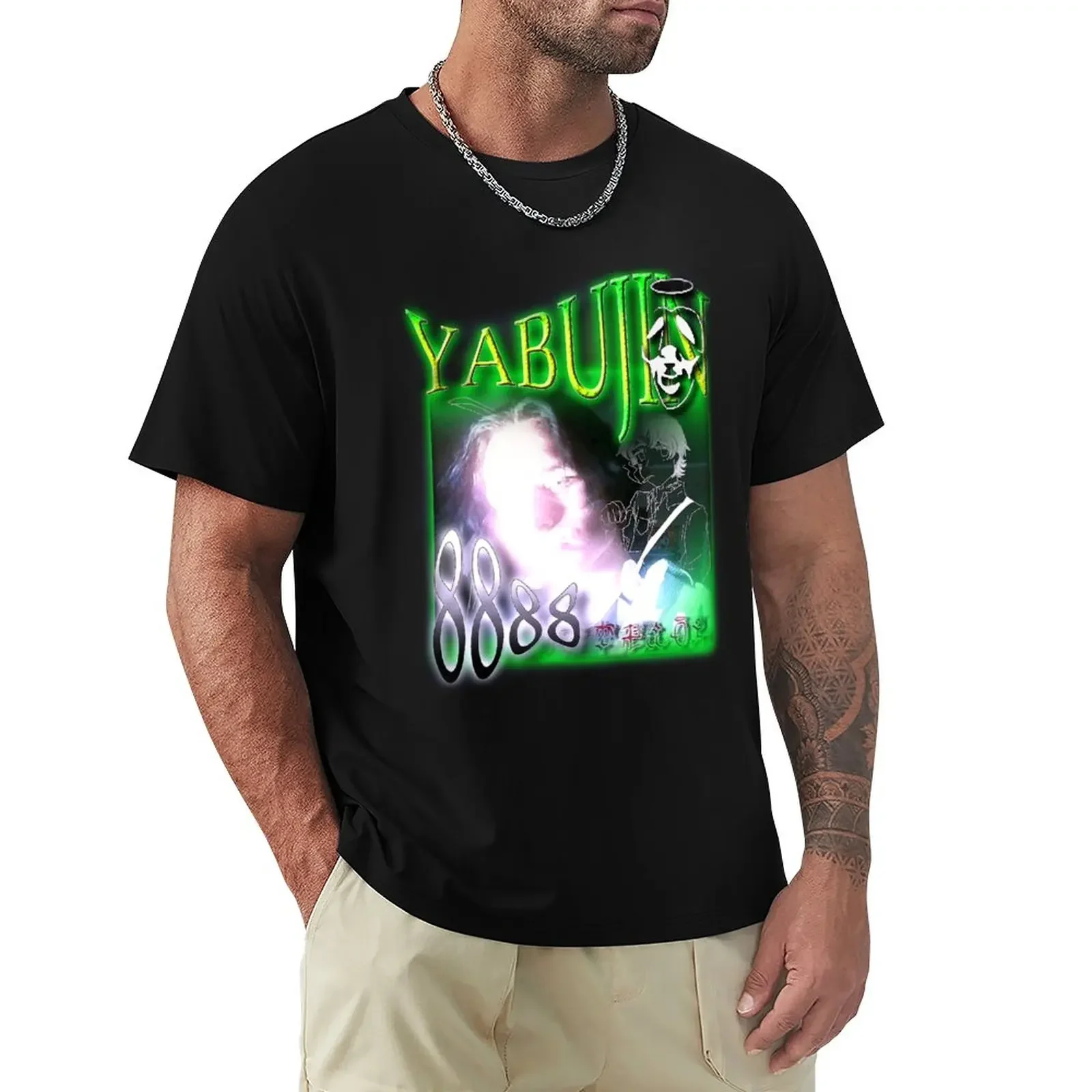 yabujin 8888 original T-Shirt T-shirt for a boy quick-drying t-shirt blank t shirts mens funny t shirts