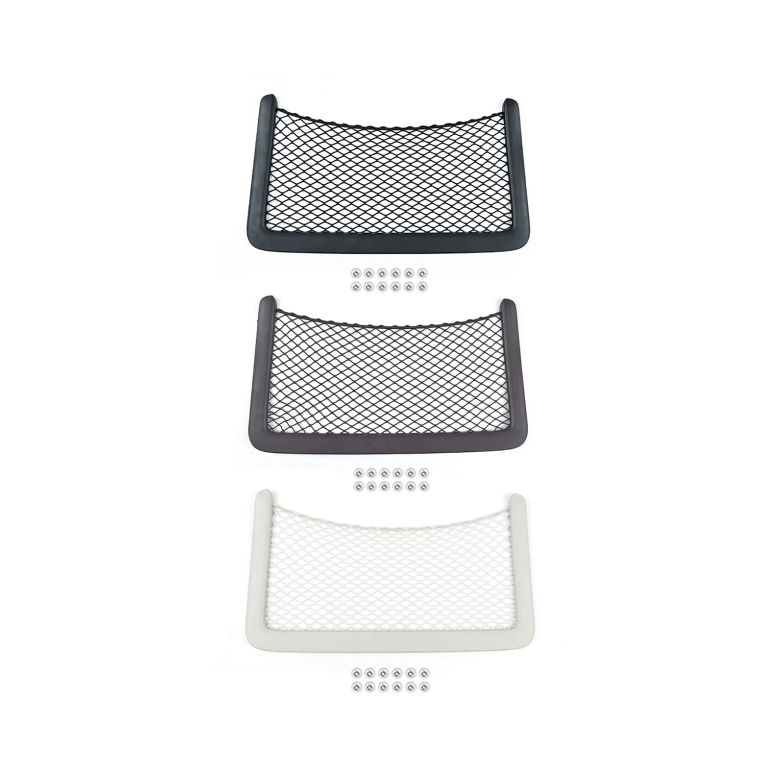 For Mercedes Benz GLE Class W167 2020-2026 GLS Class W167 2020-2025 Car Interior Seat Back Storage Bag Mesh Net Pocket Cover view 2