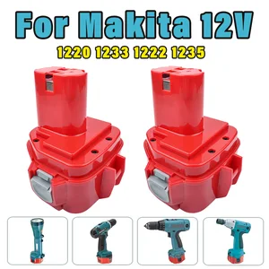 Baterai Pengganti untuk Makita 12V 3.0 Ah/4.0 Ah NiMH Baterai Isi Ulang Perkakas Listrik Bateria PA12 1220 1222 1235 1233S 6271D L50 8 penjualan terbaik baterai makita 12v 1.3 ah - №