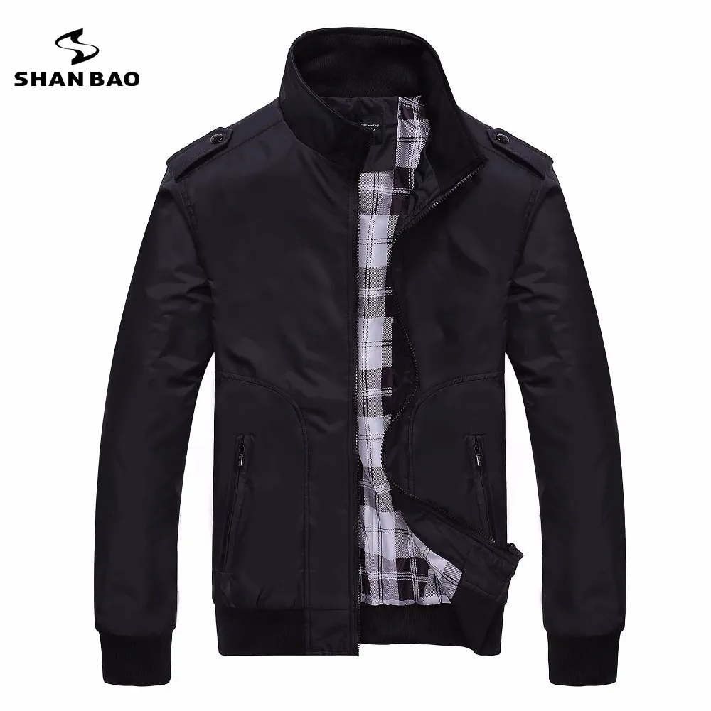 

Men's casual black jacket simple British style plaid lining new fall 2022 men's business brochure designer aviator jacket 1235