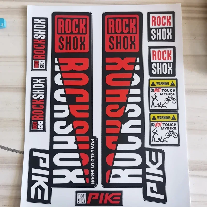 AliExpress 2pcs Front Fork Stickers Waterproof Color Change Decals for MTB Sram Pike  Bicycle Shock Absorber Fork Decals Durable Design