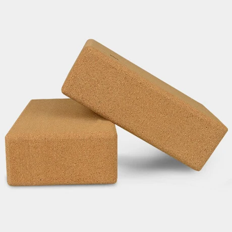 High Quality Custom Octagonal Yoga Block Natural Cork Material High Density Yoga Brick
