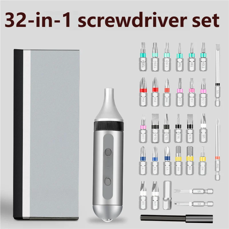 

Набор прецизионных отверток 32 в 1, набор магнитных отверток, маленькая отвертка, портативный профессиональный инструмент для ремонта