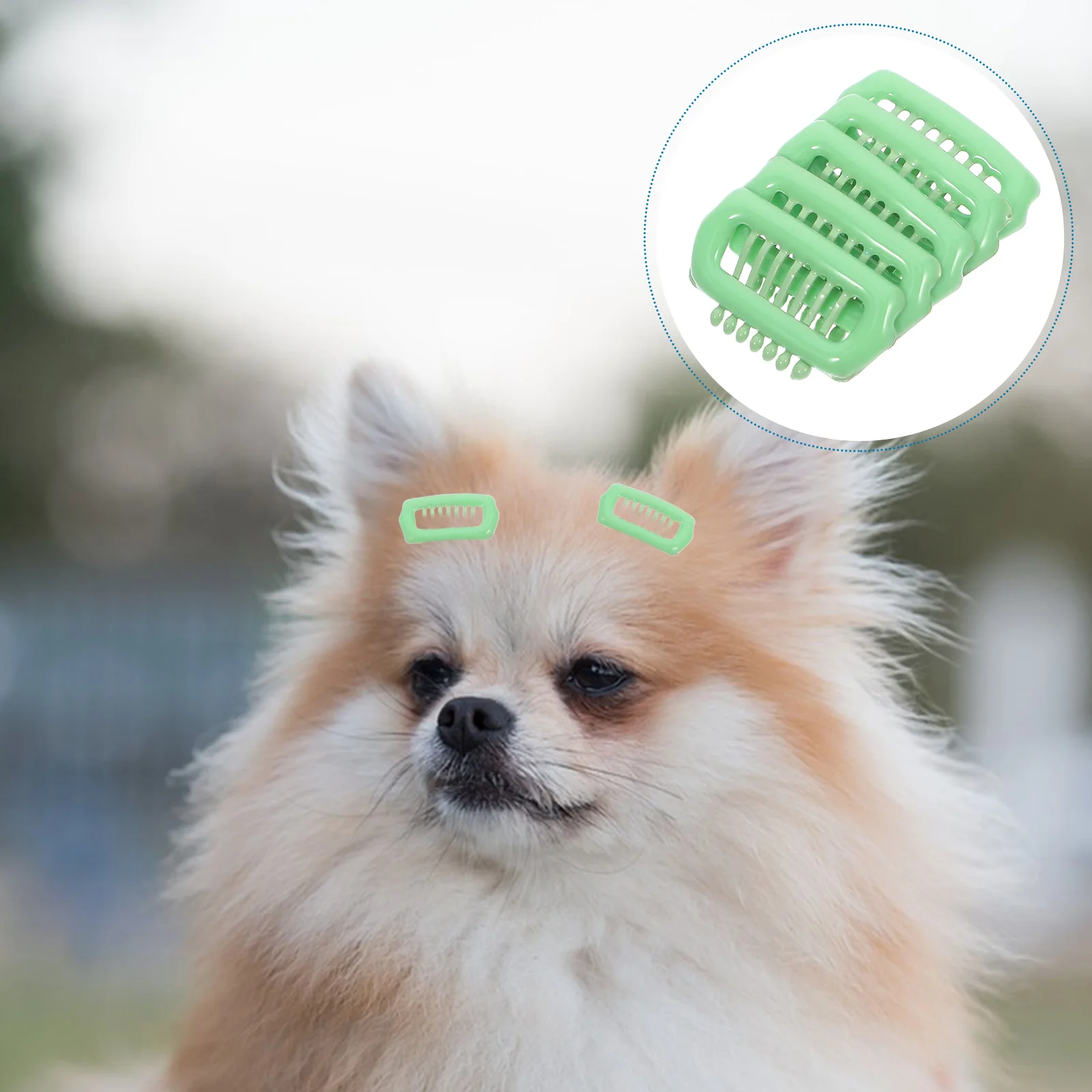 

5 Pcs Dog Headwear Chinchilla Hair Clips Barrettes Accessories Pin Cute Pet