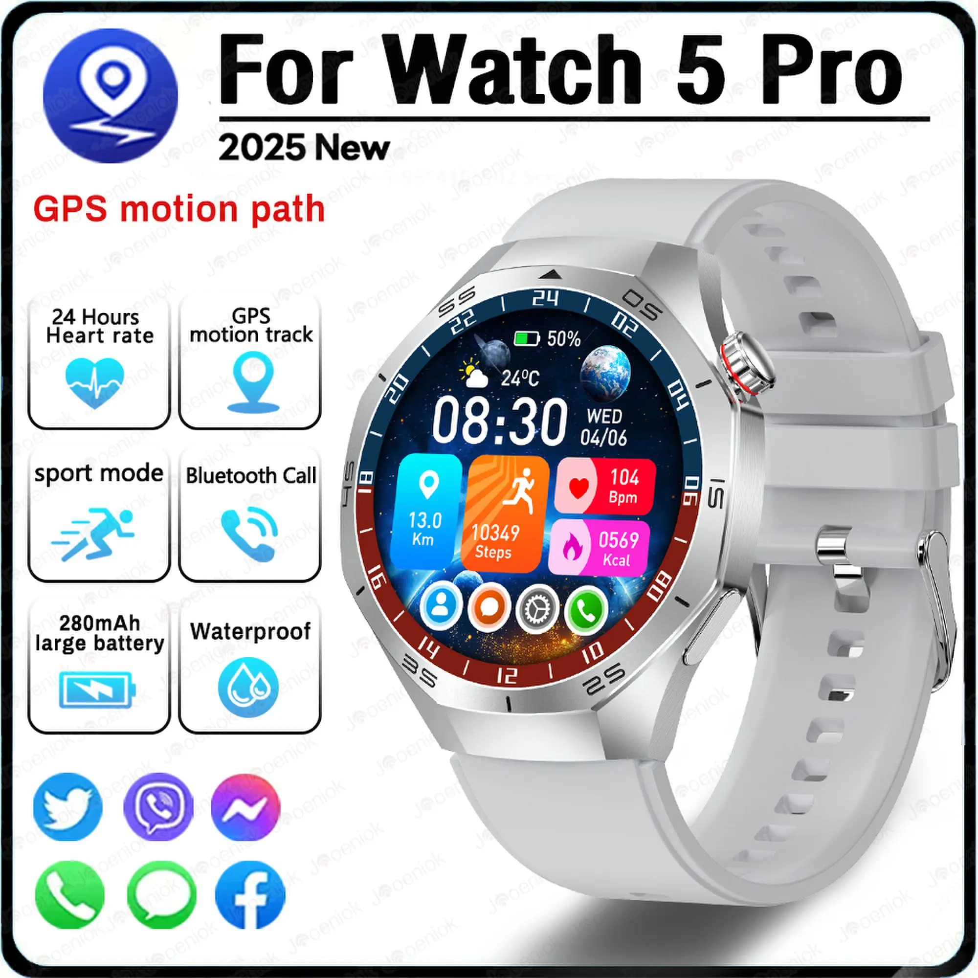 Smart Watch with HD GPS and Bluetooth Call