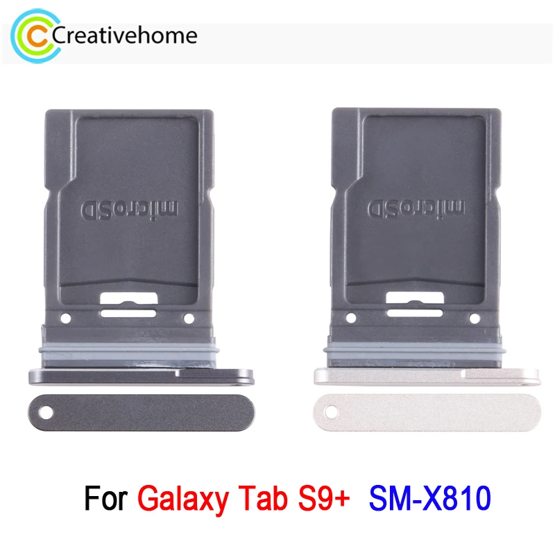 Для Galaxy Tab S9 Plus Micro SD Card Tray для Samsung Galaxy Tab S9 + SM-X810 WiFi Edition