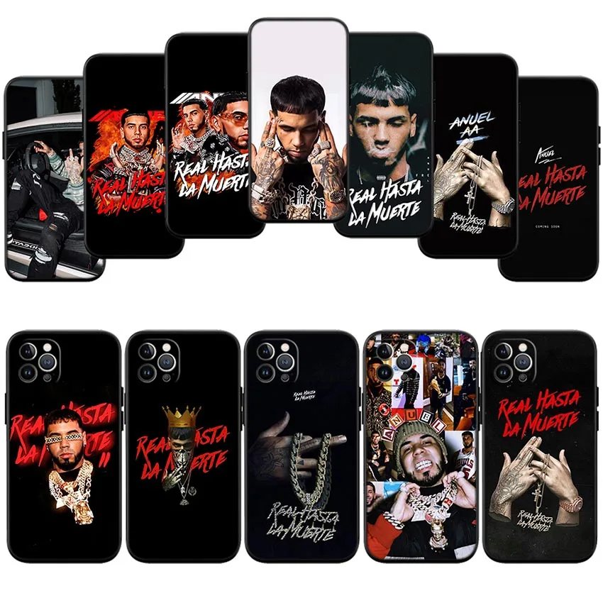 Anuel AA New High-End Phone Case for iPhone 15 14 13 12 11 Pro Max Mini Plus