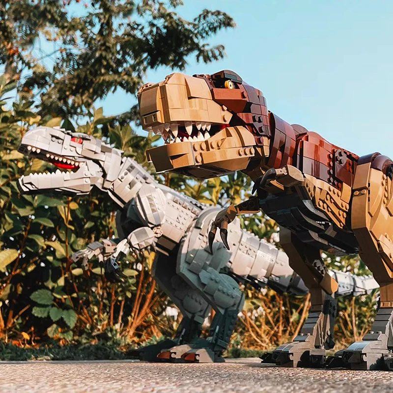 Jurassic World Park Indominus Rex Dinosaur Building Blocks Creative Expert Triceratops Tyrannosaurus Rex Model Bricks Toys MOC