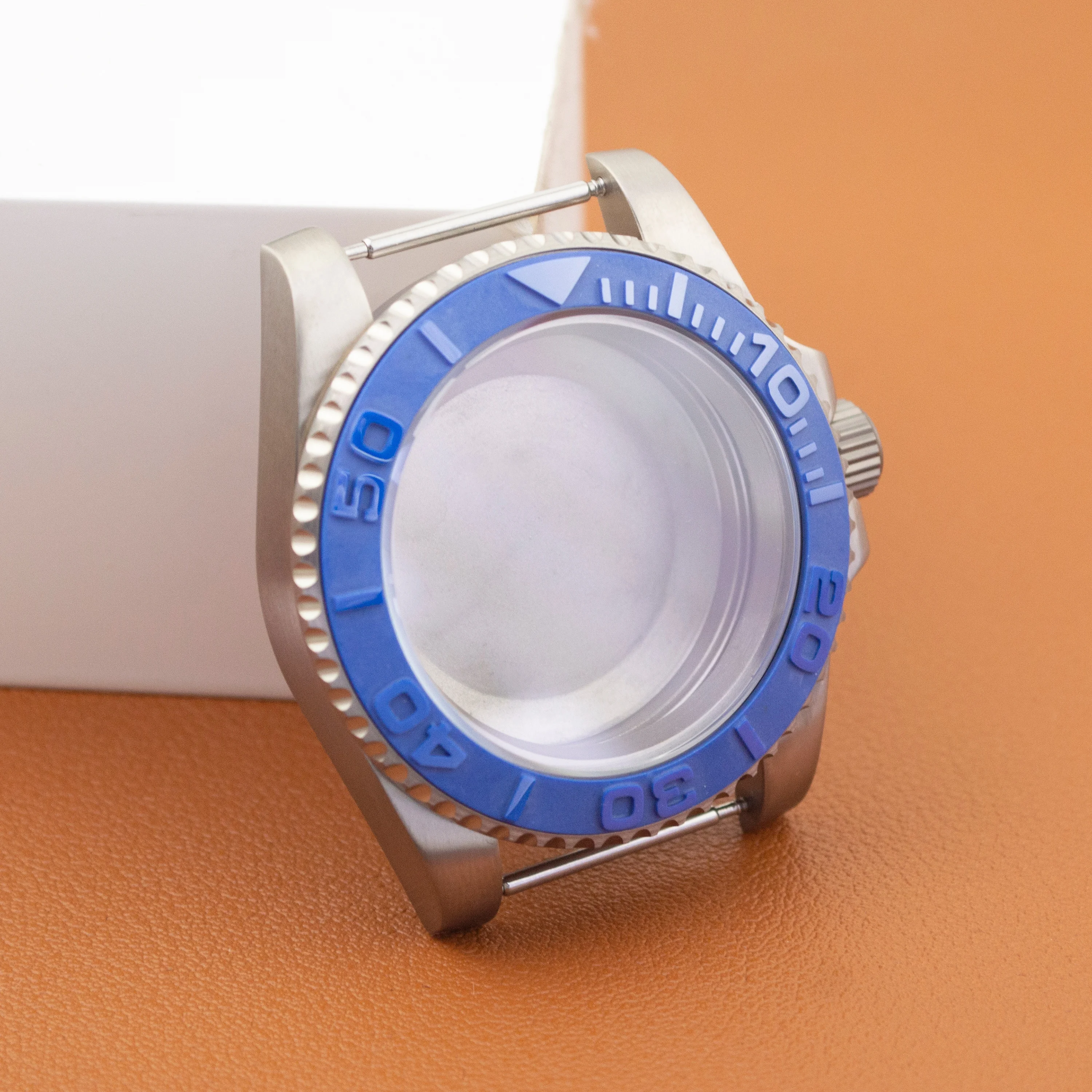 40mm Titanium Watch Case 10ATM Waterproof Sapphire Glass Titanium Watch Case For ETA2824 NH35 NH36 Movement Yacht-master Case