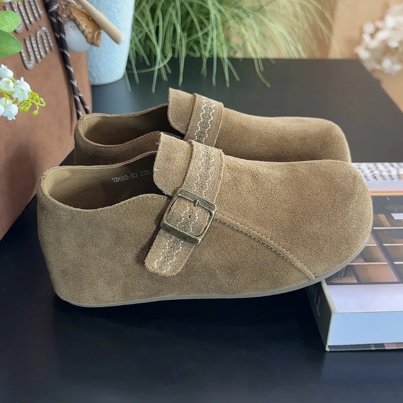 

Горячие новые короткие ботинки, женская повседневная обувь, однотонная обувь на плоской подошве с пряжкой, тапочки, женская удобная уличная обувь