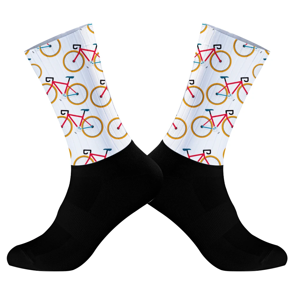 

Bike Socks Slip Anti Seamless Team Cycling Aero Socks Outdoor Sport Socks 2024 New