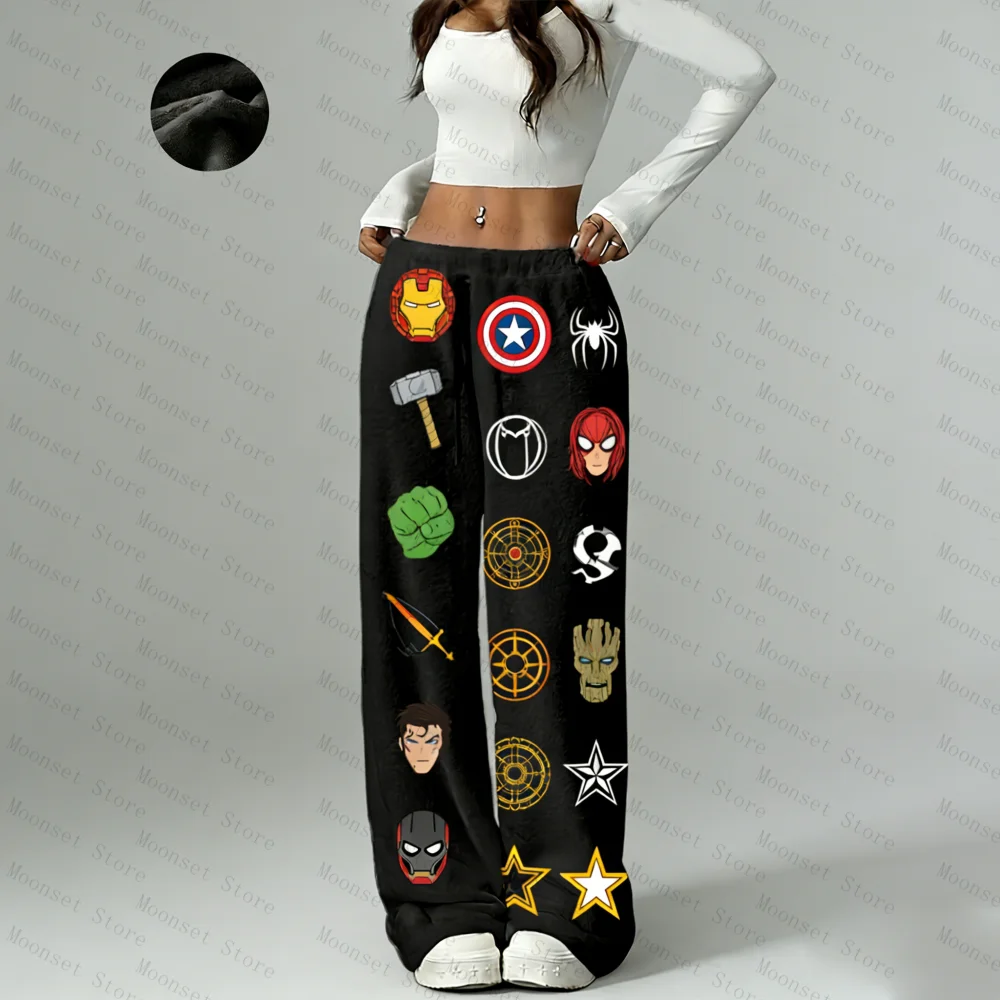 

Пижамные штаны «Человек-паук» для мужчин и женщин, одежда для сна в стиле супергероя в стиле аниме, фланелевые брюки на осень и зиму