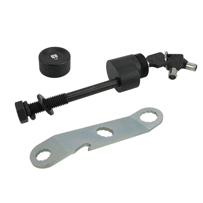 For Thule T2 Doubletrack Vertex Roadway Parkway Fit 2-Inch And 1.25-Inch Hitch Trailer Hitch Lock With Wrench Carriers