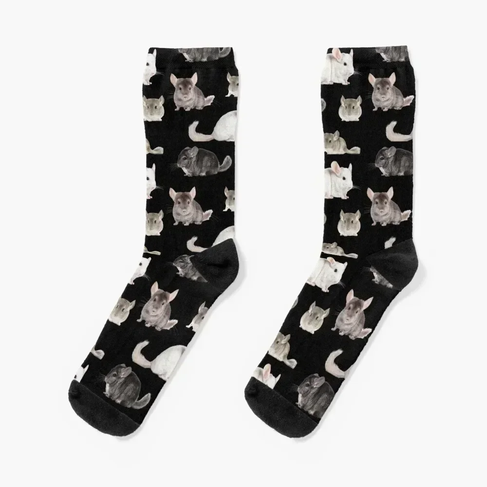 

Chinchilla Sticker Pack Socks FASHION summer Antiskid soccer with print Girl'S Socks Men's