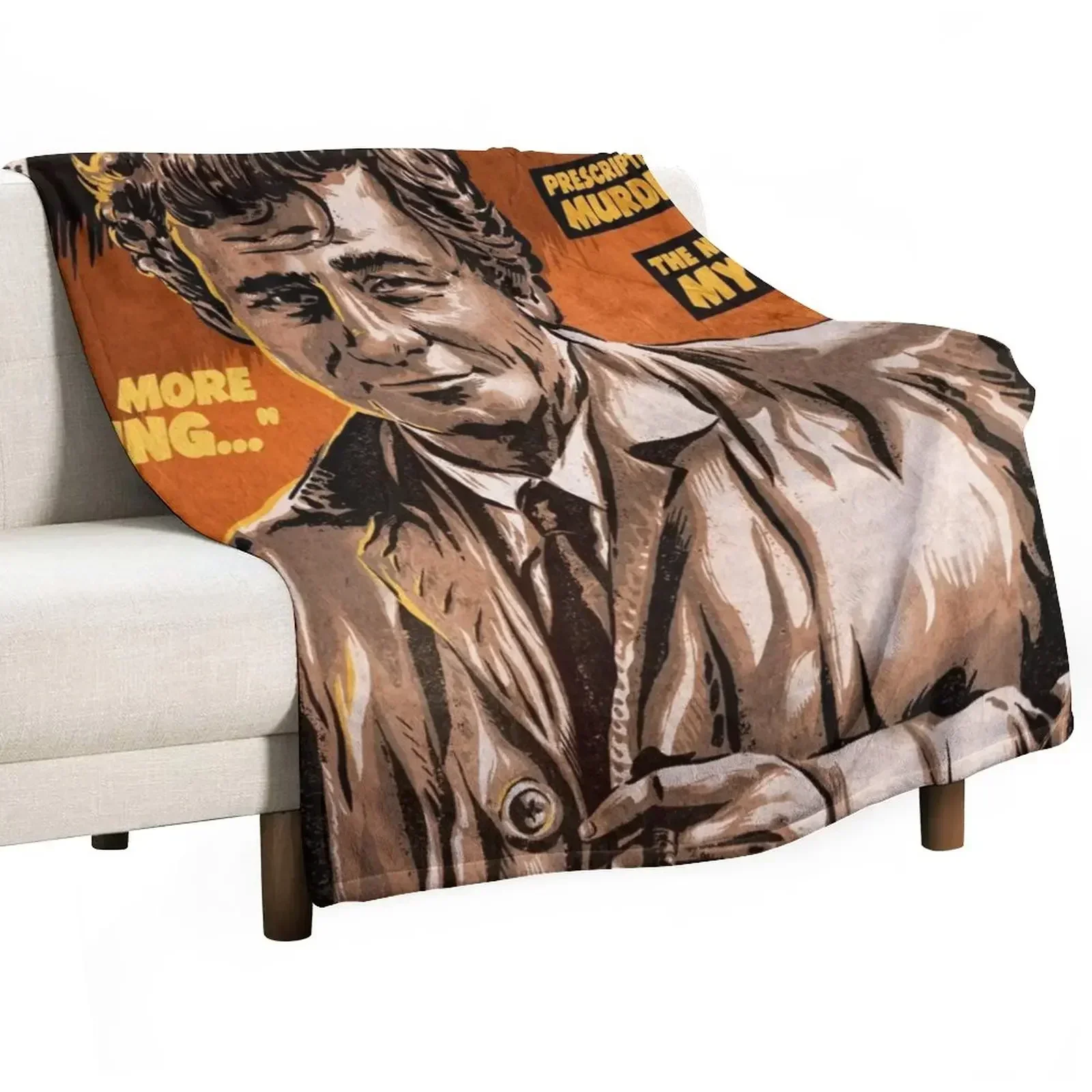 Columbo TV Show Comic Throw Blanket For Decorative Sofa christmas decoration Blankets