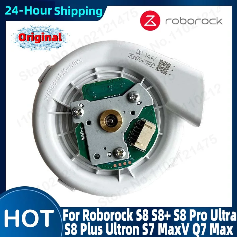 Original Fan Motor Engine Module For Roborock S8 PLUS Ultron S8+ S8 Pro Ultra Q7 Max S7 MaxV Vacuum 6000Pa  20N704S980 Parts