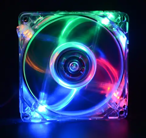 8025 GDT Four Color LED Fan 80mm SZYTF