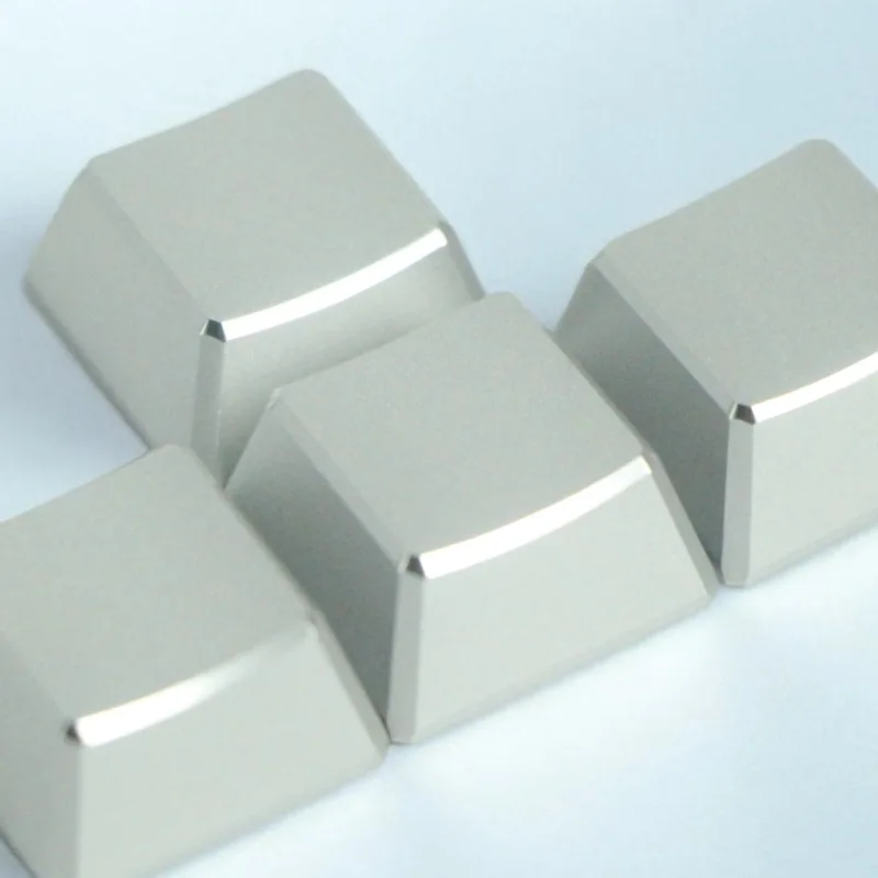 

Metal 1U Keycaps CNC Aluminum Alloy High Gloss Edge XDA Cherry Profile Customized Keycaps for Mechanical Keyboard Accessories