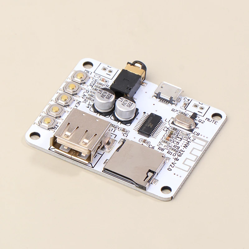Bluetooth Audio Receiver Board With USB TF Card Slot Decoding Playback Preamp Output -004 5V 2.1 Wireless Stereo Music Module