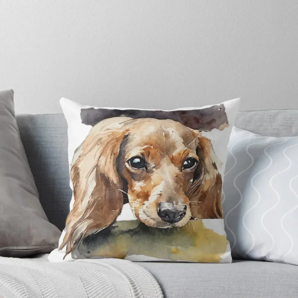 daschund Throw Pillow anime girl Pillow Decor pillow pillowcase Christmas Cushion For Home