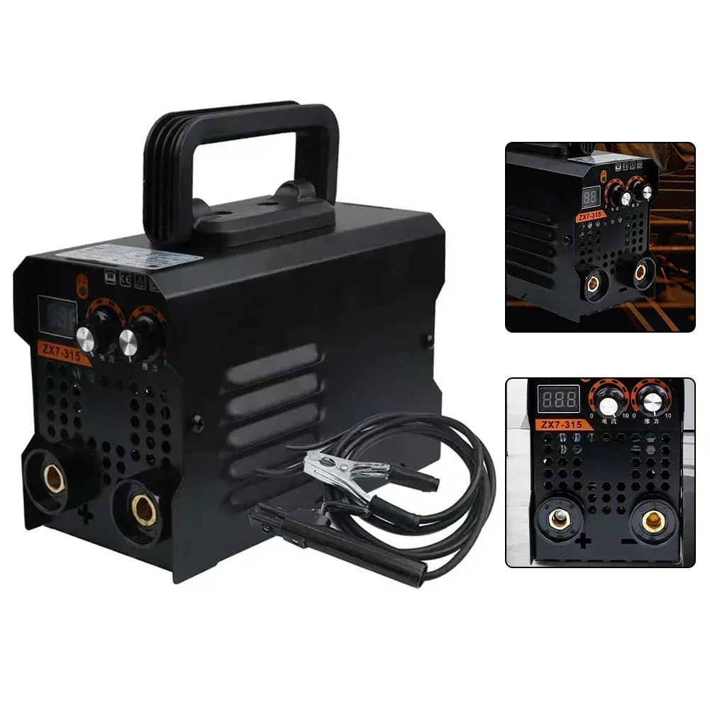 Mini Electric Welding Machine 220V Portable Intelligent Digital Display Welder For Steel Iron Home Workshop Door Frame Projects