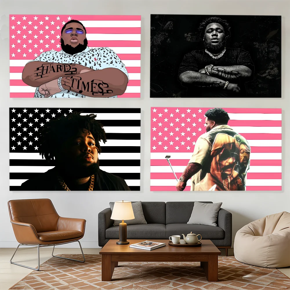 Singer Rod Wave flag Decorative Banners Suitable For Outdoor Camping Family Parties And Garden Walls Gift