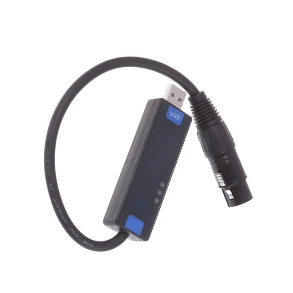 Programmable USB Lighting Controller Cable For Stage Lighting Controllers Suitable For Various Lighting Control Scenarios