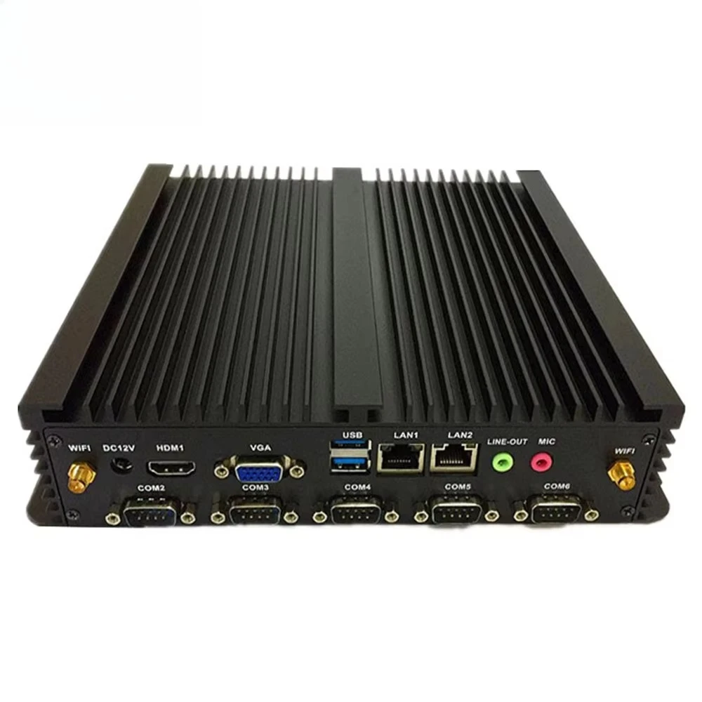 2025 Factory Industrial Fanless Embedded Mini h 1037U/2117U/i3-3217U/i5-3317U/i7-3517U 12V DDR3 WIFI/4G/BT Barebone